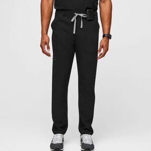 Men's Black Figs Cairo Cargo Scrub Pants L